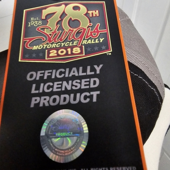 Sturgis 2018 78th Annual Sturgis Black Hills Rally Embroidered Baseball Cap - Picture 10 of 11